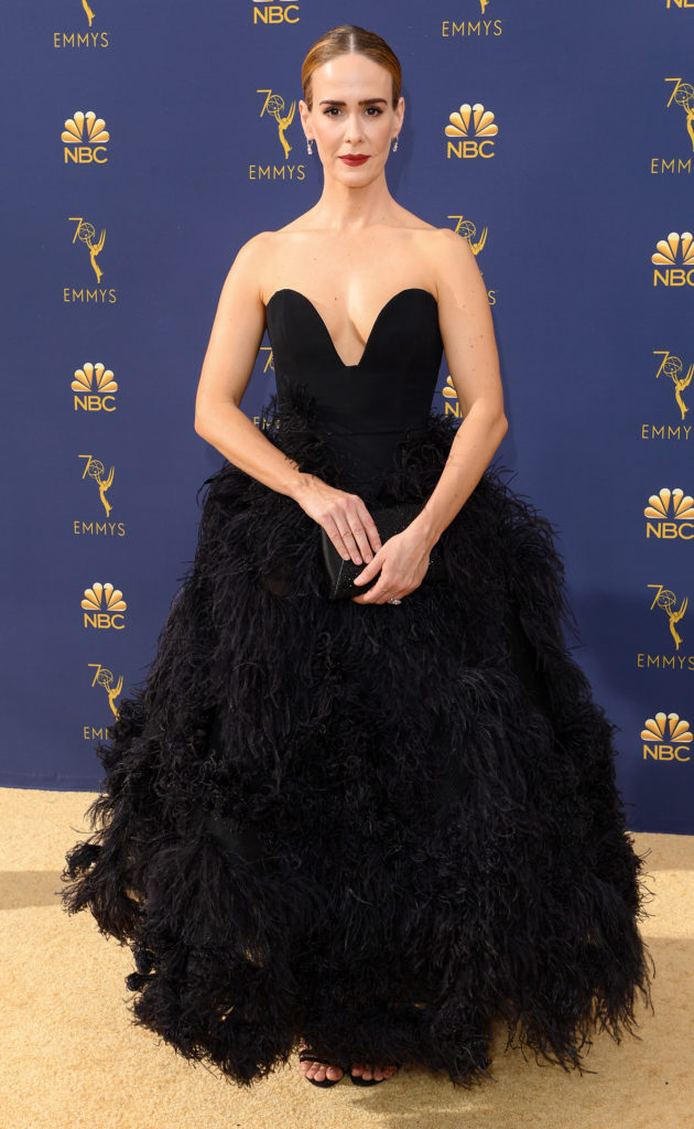 best dressed at the Emmy Awards Sarah Paulson 
