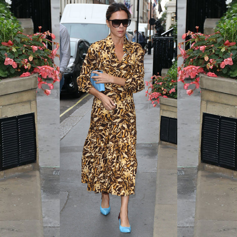 Victoria Beckham celebrity look for less