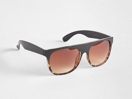 Victoria Beckham Celebrity Look for Less Flat-Top Frame Sunglasses