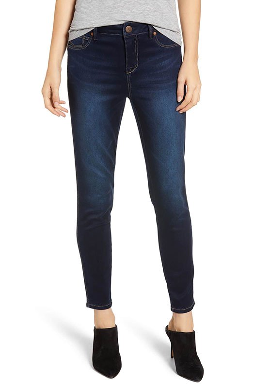 jeans under 100 dark Denim Supersoft High Waist Skinny Jeans