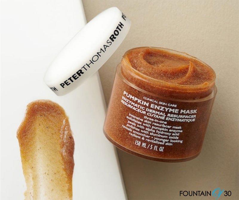 Pumpkin skincare products