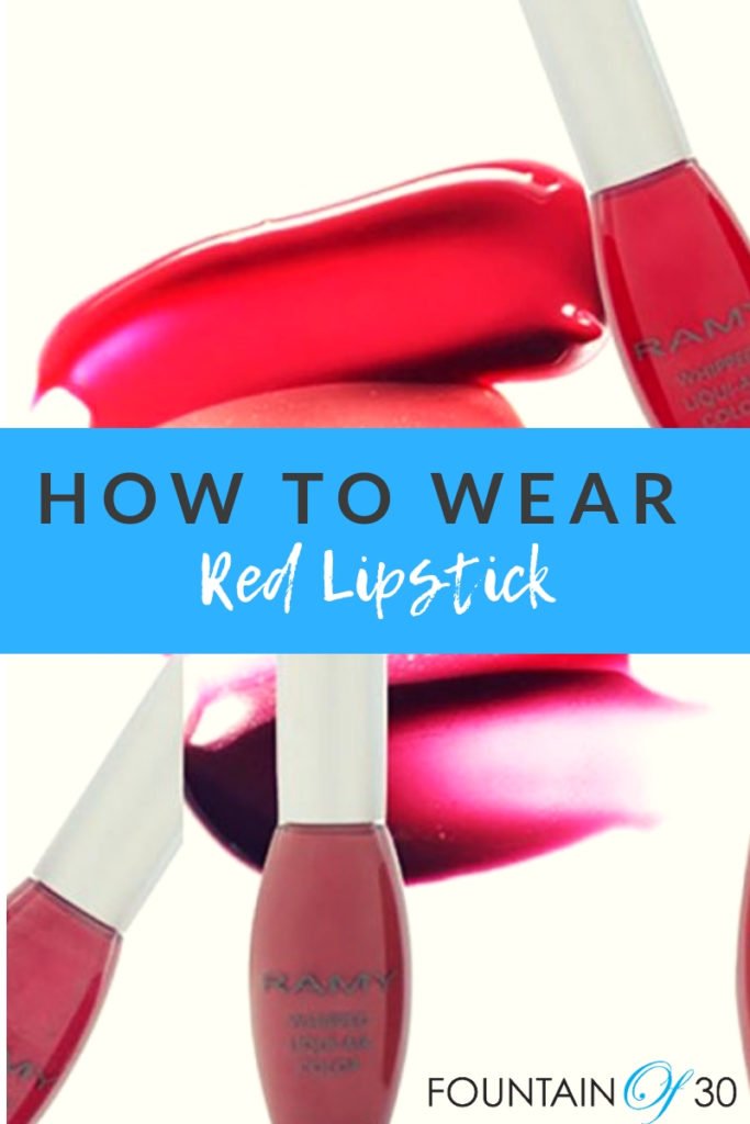 How To Wear Red Lipstick Over 40