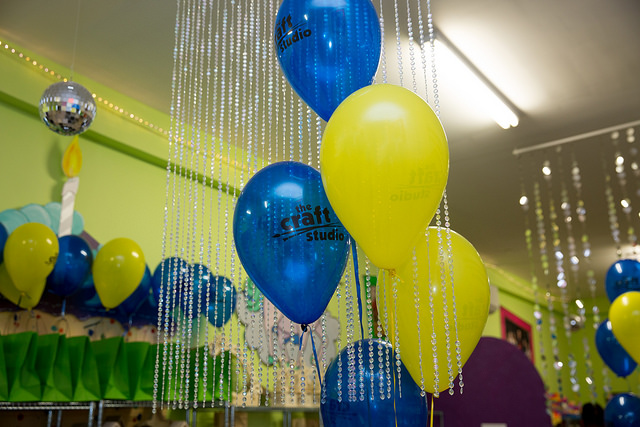 Craft & Create Event with NY’s 529 College Savings Plan Yellow Blue Balloons
