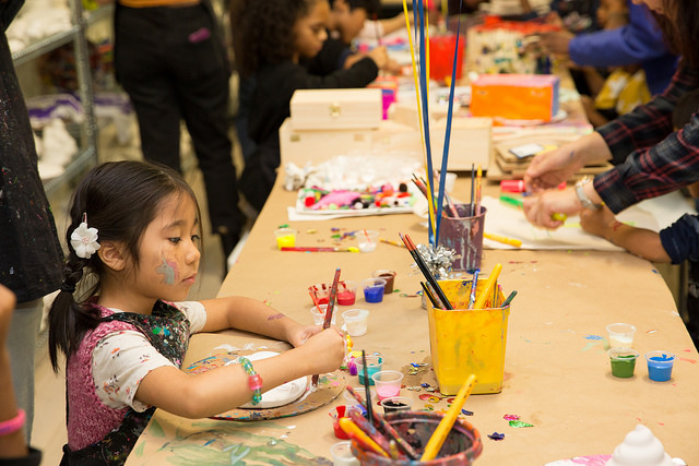Craft & Create Event with NY’s 529 College Savings Plan Event Child Painting