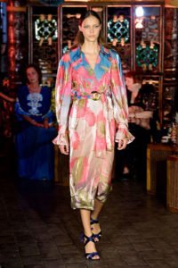 top 10 spring 19 fashion trends Peter Pilotto shiny satin dress
