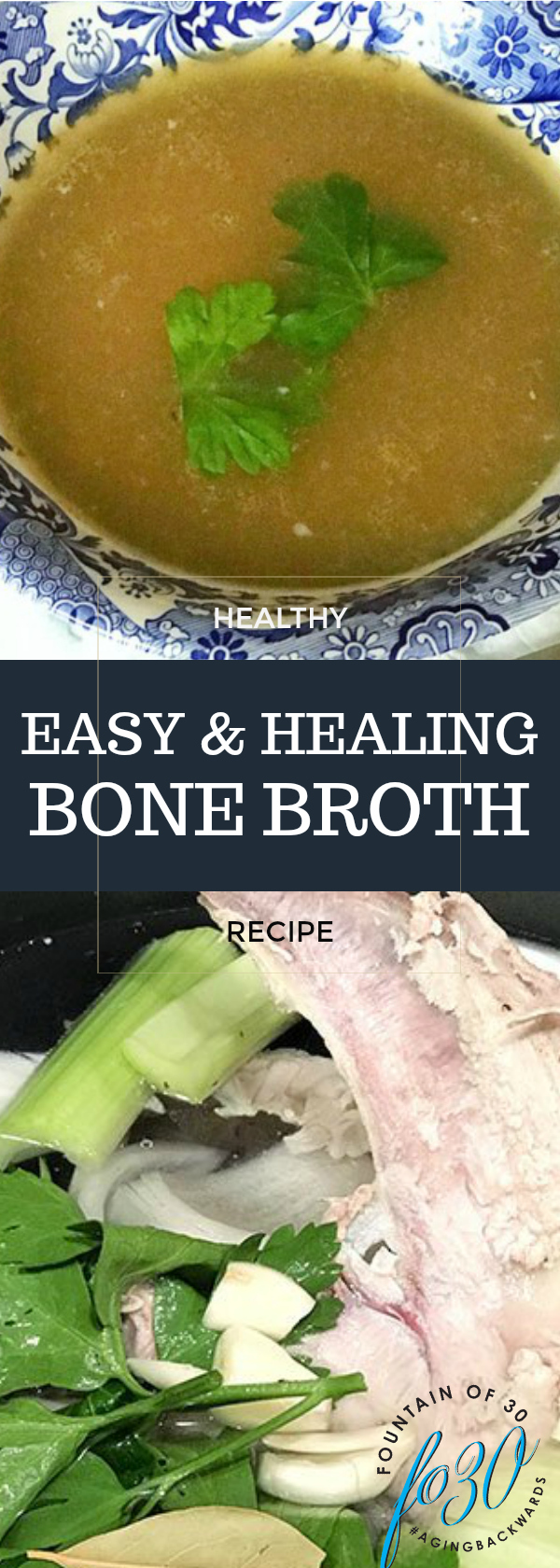 Easy to Make Turkey or Chicken Bone Broth Recipe