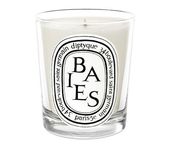 best scented candles Diptyque Baies white clear glass votive