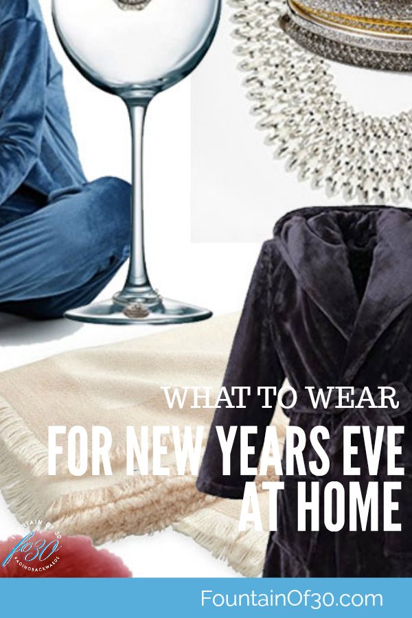 What to wear when you are staying at home for a casual New Years Eve.