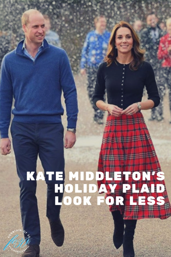 How To Get Kate Middleton's Holiday Plaid Look For Less