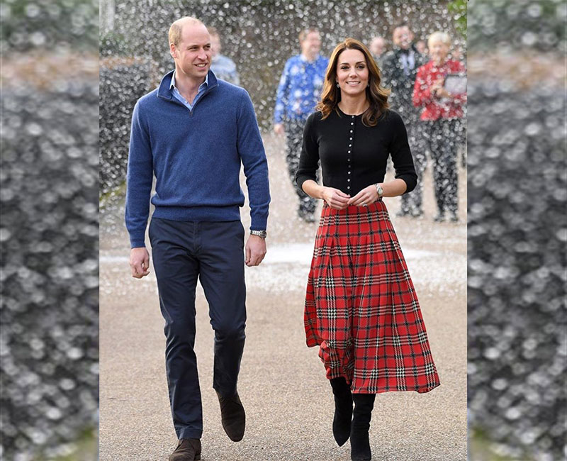 Kate Middleton Holiday Plaid