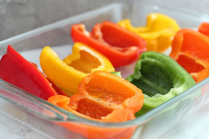 red yellow orange and green peppers