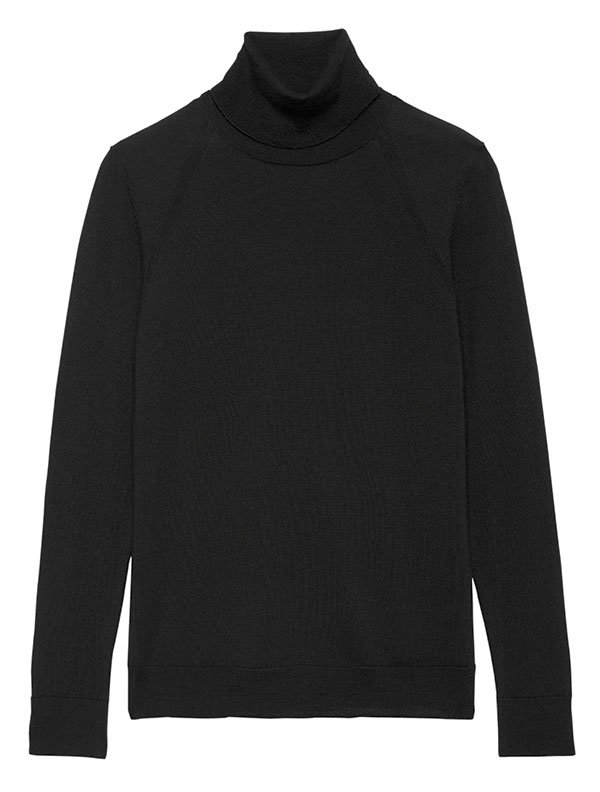 black turtleneck sweater long sleeves Natalie Portman Look For Less