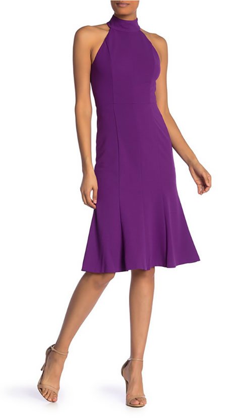 Meghan Markle Bold Color purple dress
