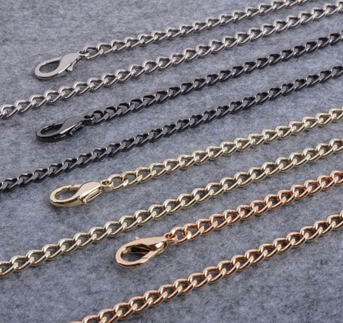 chains silver gunmetal gold rose gold to make wallet on a chain bags fountainof30