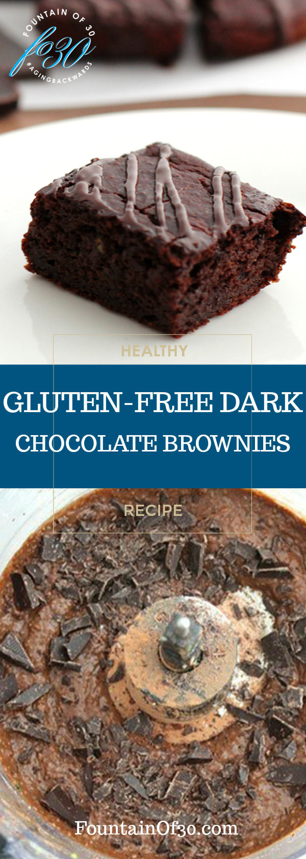 Gluten-Free Dark Chocolate Zucchini Brownies