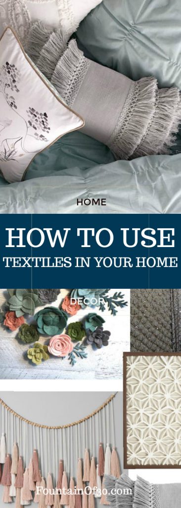 How to use textiles in in your home