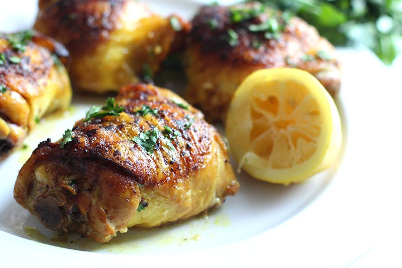 Turmeric Lemon Skillet Chicken recipe