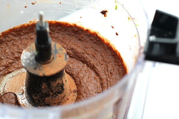Dark Chocolate Zucchini Brownies add cocoa powder