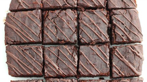 The Best Gluten-Free Dark Zucchini Brownies - fountainof30.com