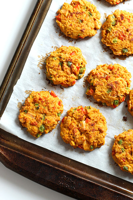 Paleo Sweet Potato Tuna Cakes baked