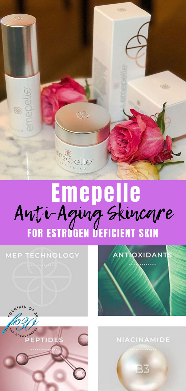 emepelle anti aging skincare for estrogen deficient skin