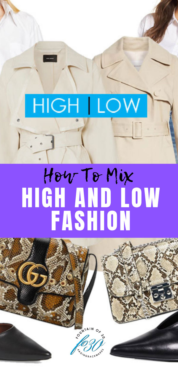 How to Mix High and Low Fashion 