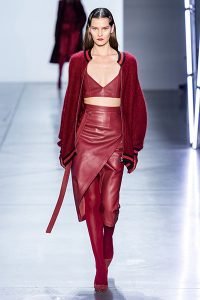 fall 2019 fashion trends to avoid bra top look sally lapointe burgundy leather