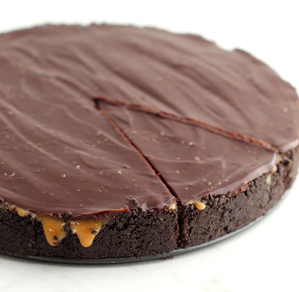 slice of Salted Caramel Chocolate Pie