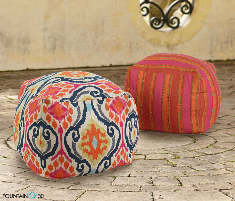 Moroccan Design poufs