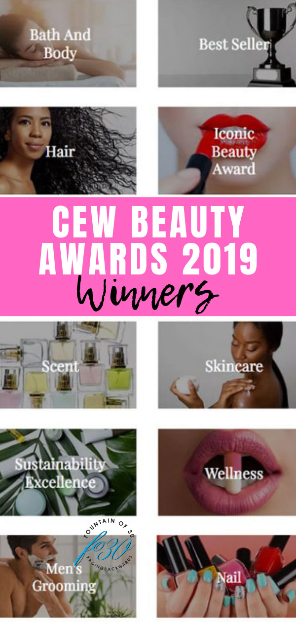 CEW Beauty Awards 2019 Winners fountainof30