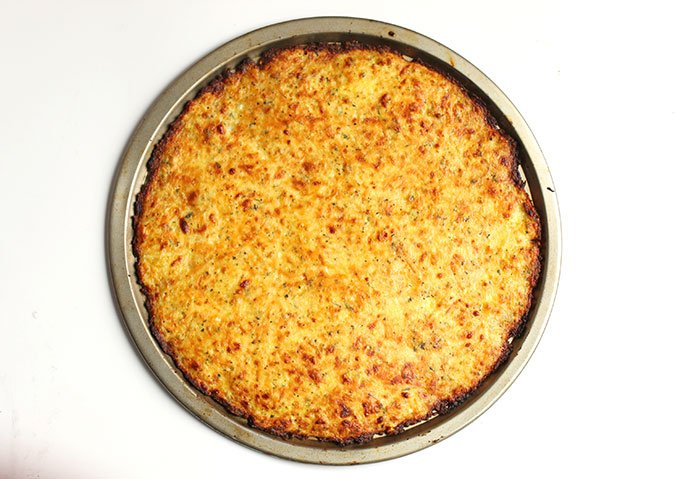 How to make Cauliflower Pizza crust baked fountainof30