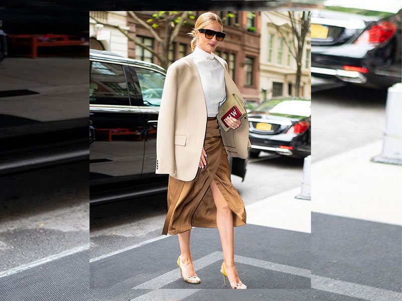 Rosie Huntington-Whitely Chic Neutral Look