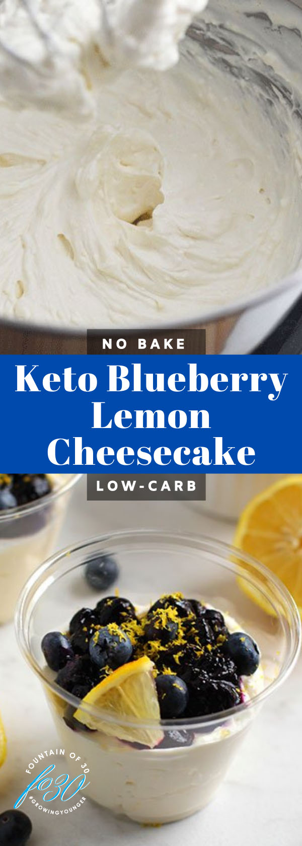 keto blueberry lemon cheesecake fountainof30