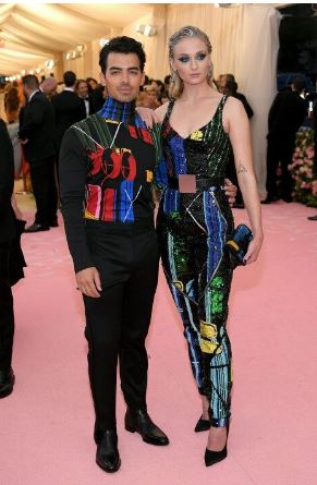 met gala Joe Jonas and Sophie Turner matching outfits 2019