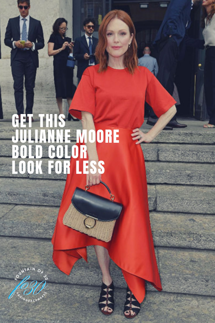 Julianne Moore Bold Color Look for Less Fountainof30