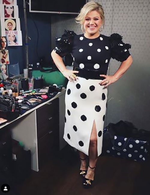 kelly clarkson style polka dots fountqainof30