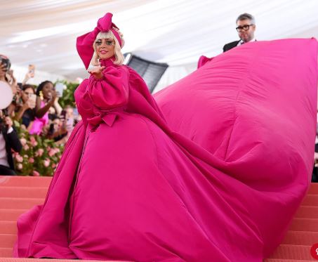 Lady Gaga met gala 2019 hot pink Brandon Maxwell