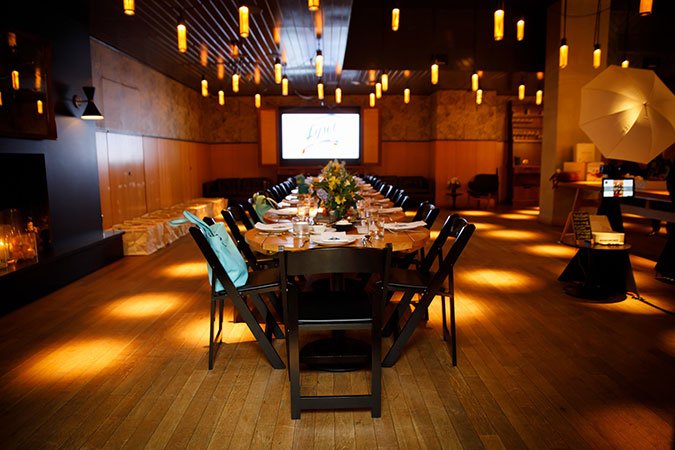 Lysol Laundry Sanitizer event table lights loft space fountainof30