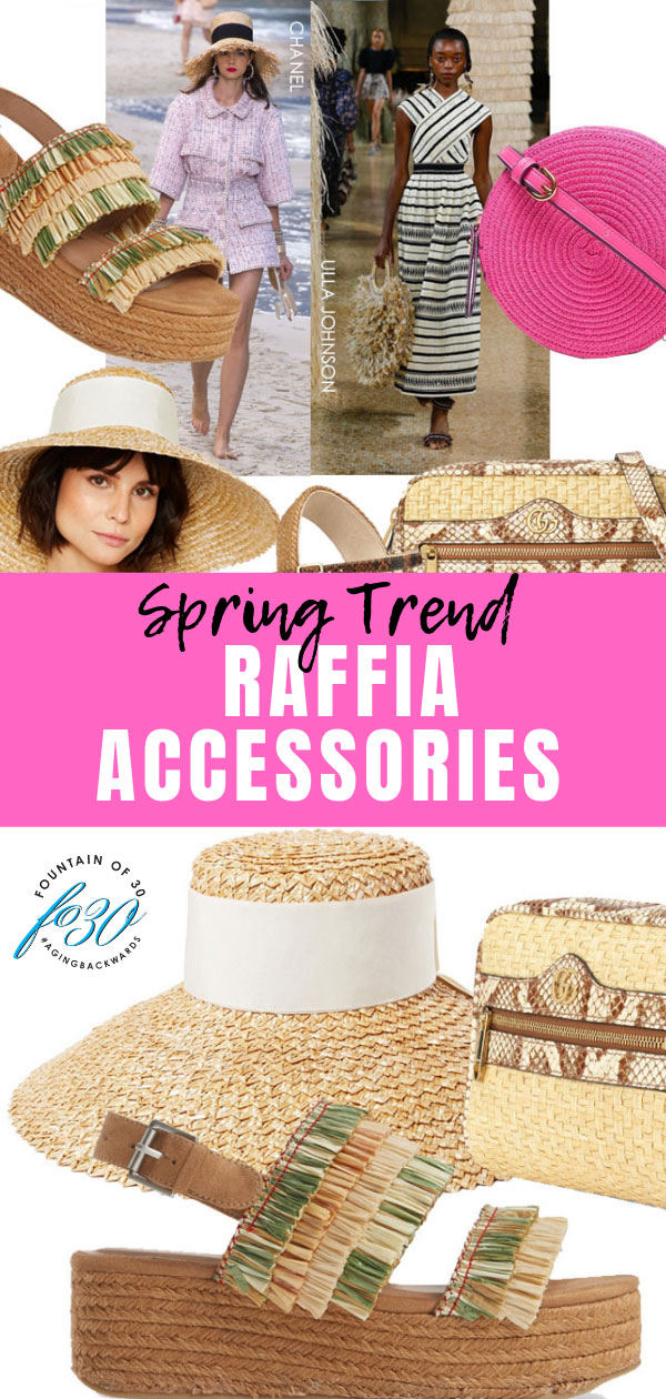 Raffia Accessories for Spring FountainOf30