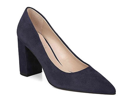 kate middleton fashion navy suede pump foutainof30