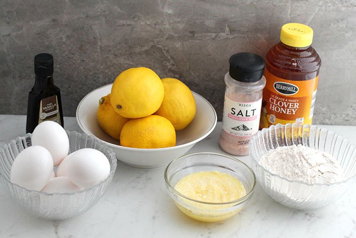 Paleo Lemon Bars ingredients fountainof30