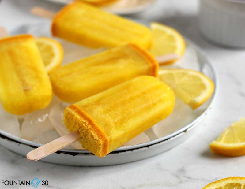 Anti-Inflammatory Lemon Turmeric Popsicles Anti-Inflammatory Lemon Turmeric Popsicles