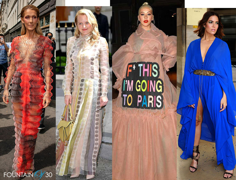 Celebrities at Paris Couture Week Fountainof30
