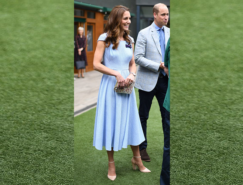 Kate Middleton Light Blue Dress