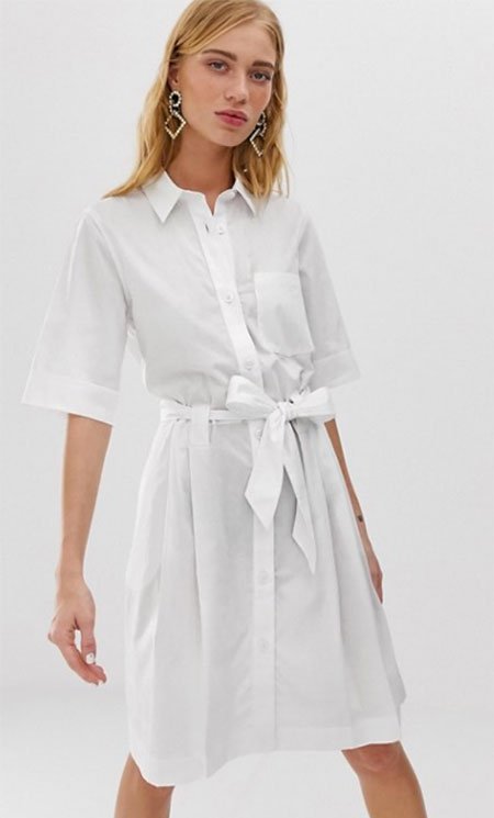 white Shirt Dress fountainof 30