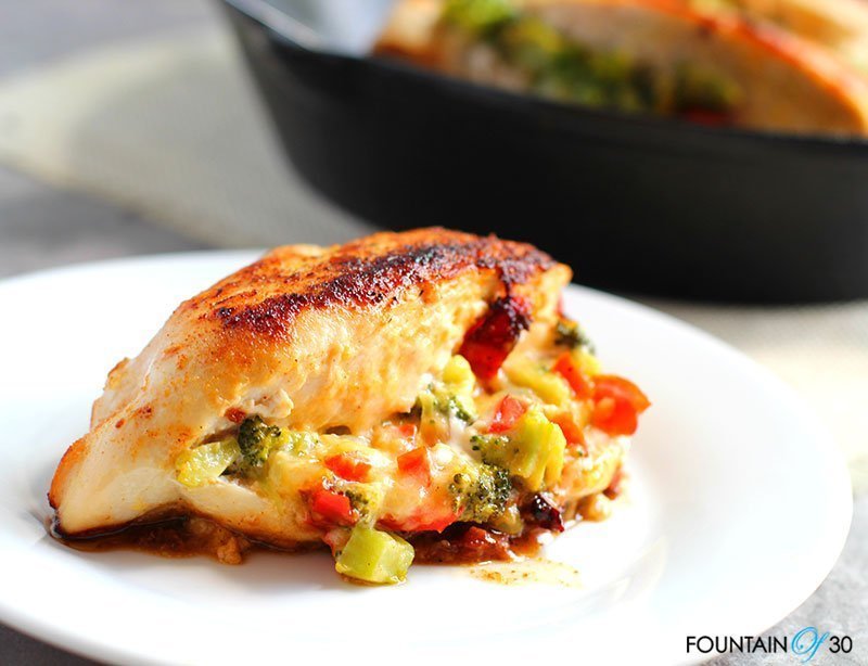 Broccoli Cheese Stuffed Chicken