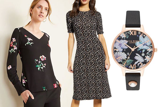 dark florals fall fashion trend women over 40 fountainof30