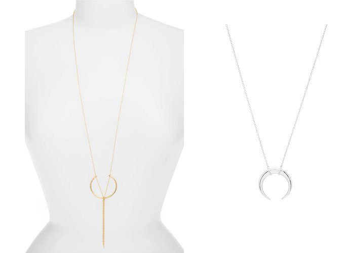 look slimmer pentant necklaces