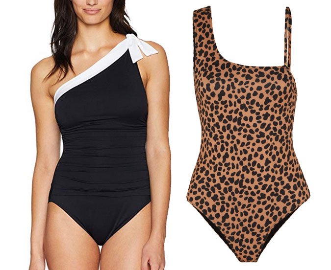 One Piece Swimsuits one shoulder Over 40 fountainof30