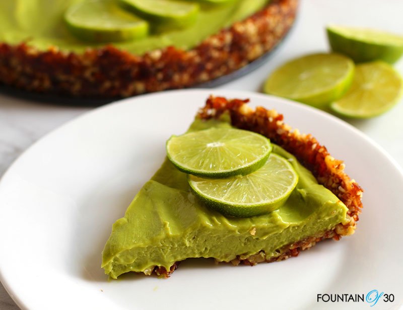 raw no-bake key lime pie fountainof30